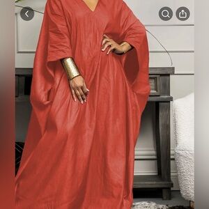 Plus Size Flattering Maxi Dress - Super Comfortable Solid Loose Fit